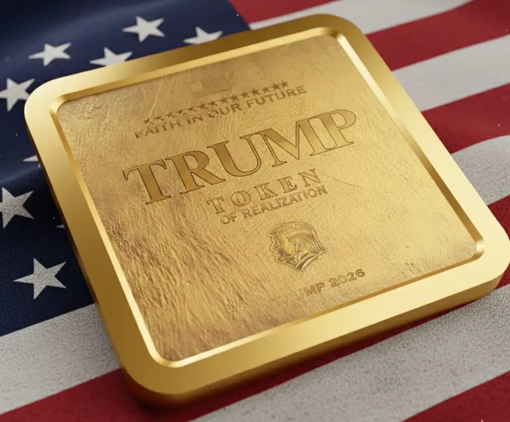 trump token of appreciation golden
